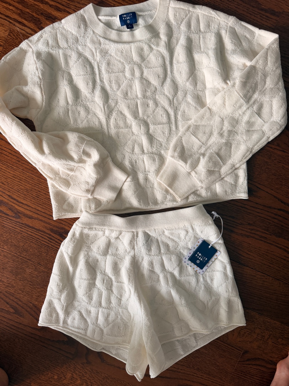 Roller Rabbit x Target Super sweater and shorts set